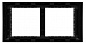 4402914 | Рамка-суппорт "Avanti" для "In-liner Front", черный, 4 модуля